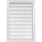Ekena Millwork Vertical Surface Mount PVC Gable Vent w/ 2"W x 2"H , Brickmould Sill Frame, 22"W x 32"H GVPVE22X3203SN - alternate 1